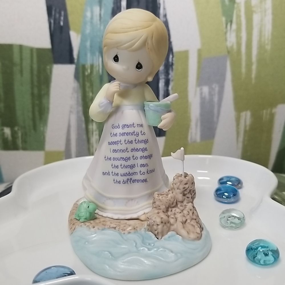 Precious Moments Children Of Faith Grant Me Serenity Hamilton Collection Rare